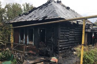 Снос сгоревших домов